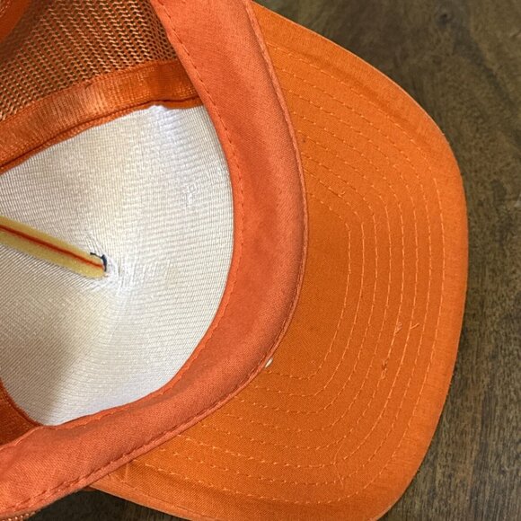 VINTAGE Trucker Hat Cap SnapBack Mesh Rope Orange Kenda General‎ Spice - Picture 10 of 10
